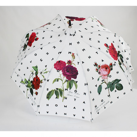 Parapluie forme pagode roses anciennes Chantal Thomass