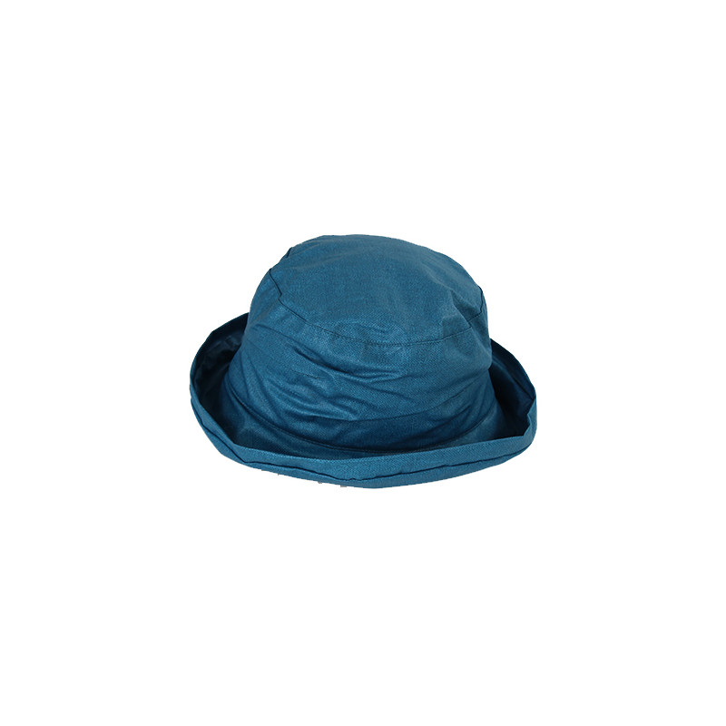 Chapeau de pluie femme bleu piscine Chapeau de pluie femme bleu piscine