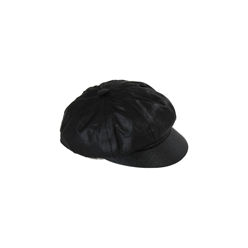 Casquette de pluie noire pour femme