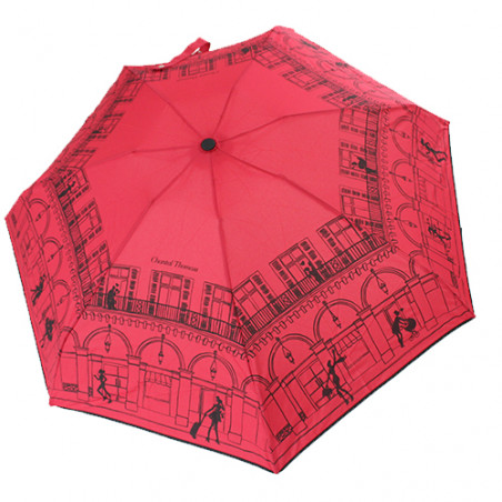 Parapluie pliant rouge Chantal Thomass