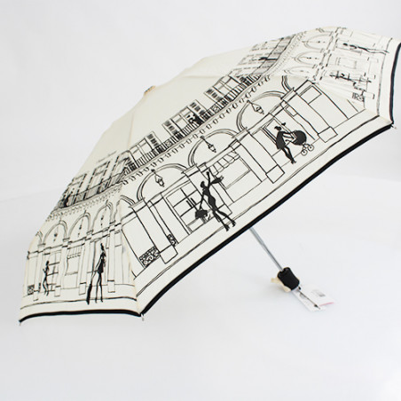 Parapluie pliant ivoire Chantal Thomass