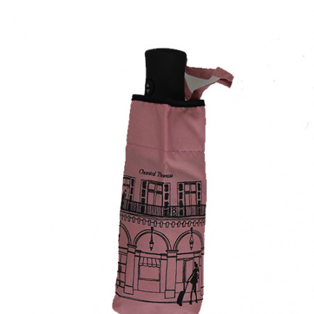 Parapluie pliable rose Paris Chantal Thomass
