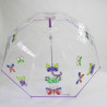 Parapluie cloche transparent Butterfly