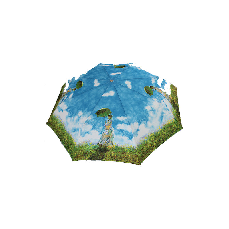 Parapluie Pliant Noir Et Blanc - Imprimé Partitions De Musique - Marque Pierre Vaux