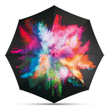 Parapluie droit multicolore