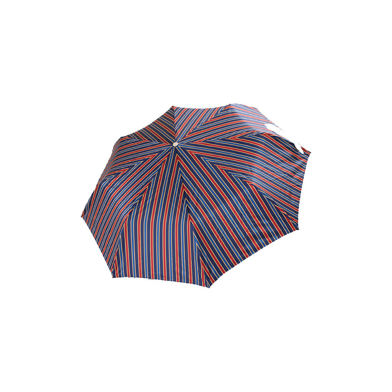 Parapluie pliant rayures satinées