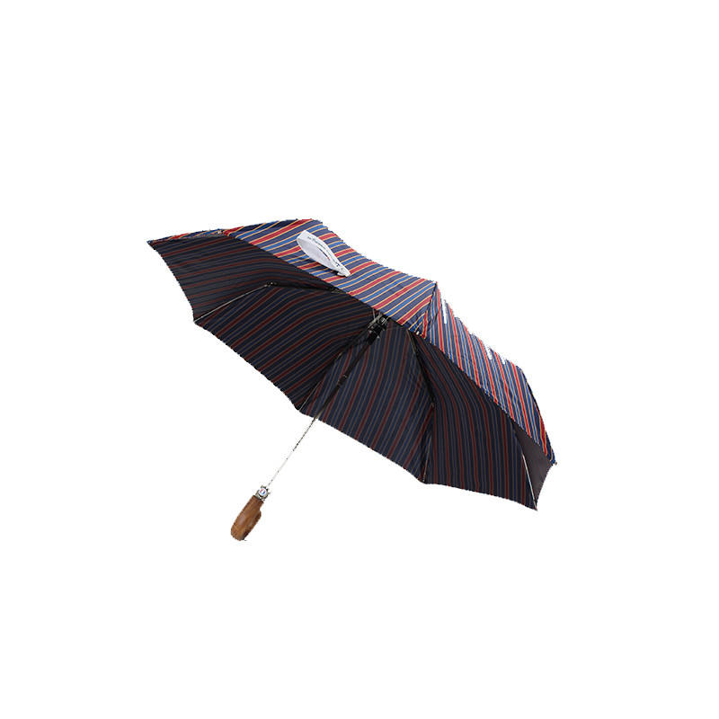 Parapluie pliant rayures satinées