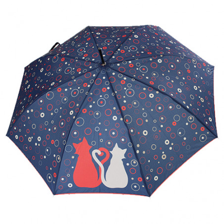 Parapluie dame chat et chat