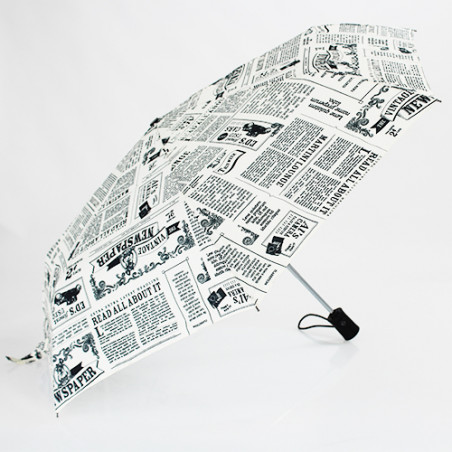 Parapluie pliant automatique journal ancien