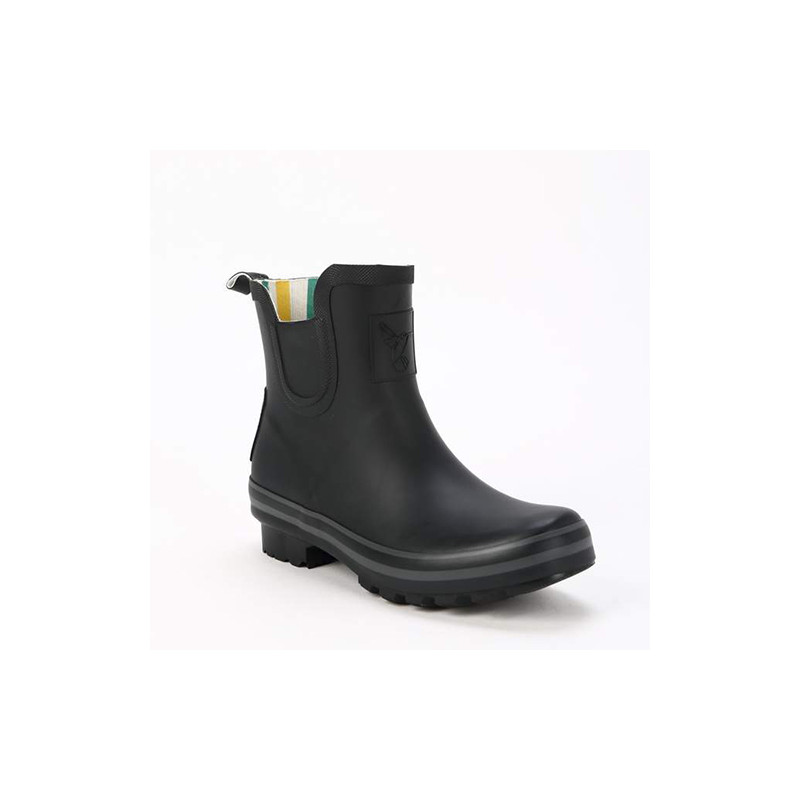 Bottines de pluie noires