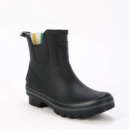 Bottines de pluie noires