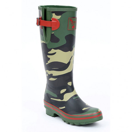 Botte de pluie femme camouflage