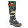Botte de pluie femme camouflage