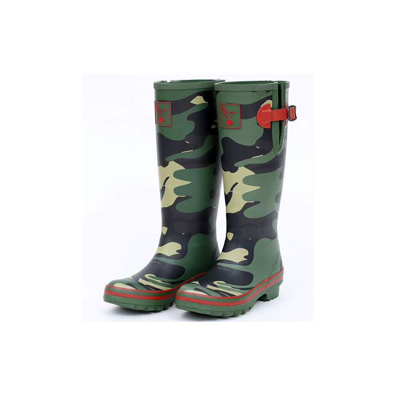 Botte de pluie femme camouflage