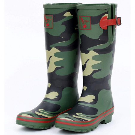 Botte de pluie femme camouflage