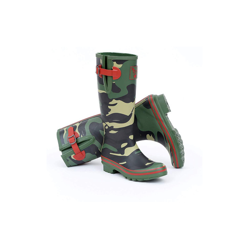 Botte de pluie femme camouflage