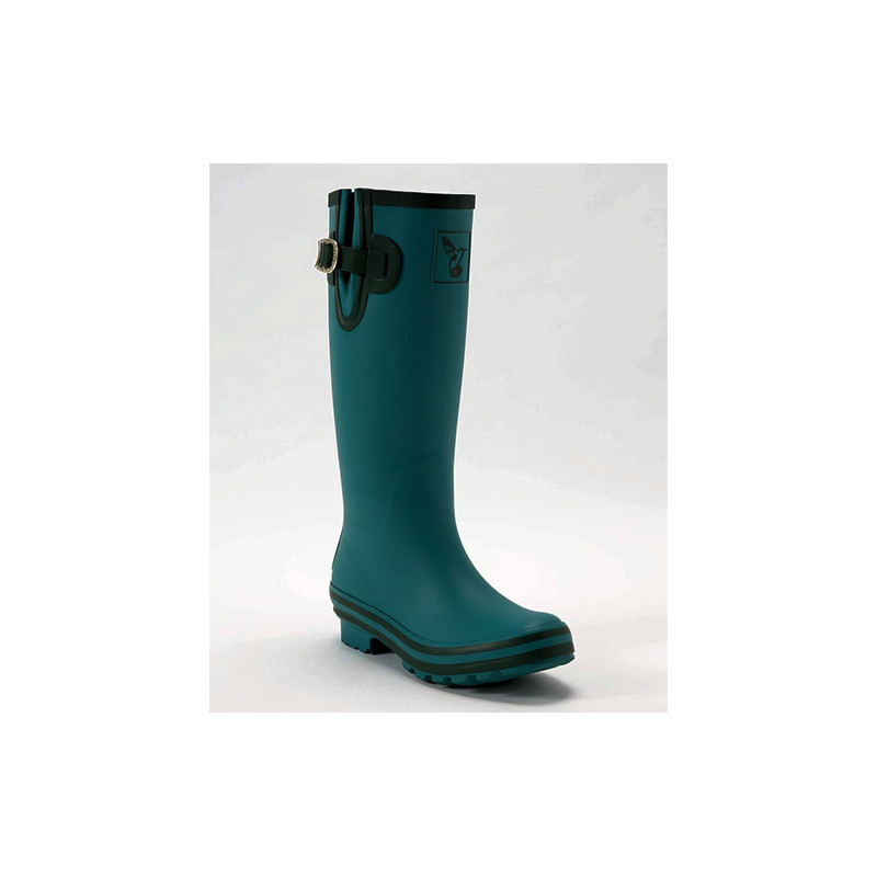 Botte de pluie femme vert lagon