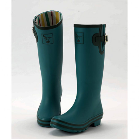 Botte de pluie femme vert lagon