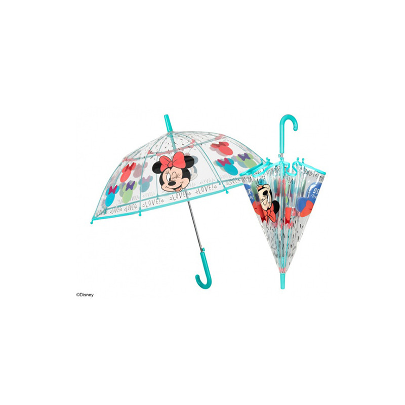 Parapluie cloche transparent Minnie . 