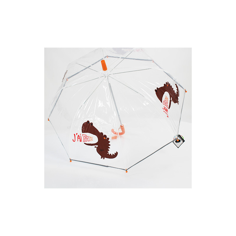 Parapluie transparent enfant dragon