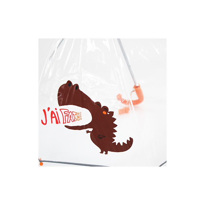 Parapluie transparent enfant dragon