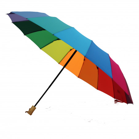 petit parapluie pliant arc en ciel 16 baleines