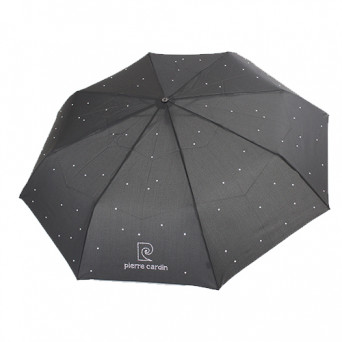 Parapluie pliant noir et strass Pierre Cardin