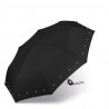 Parapluie pliant noir et perles Pierre Cardin