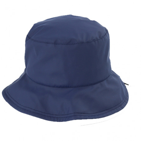Chapeau de pluie bleu pour femme