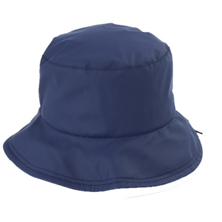 Chapeau de pluie imperméable multicolore bleu, UPF 50+