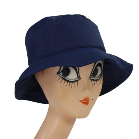 Chapeau de pluie bleu pour femme