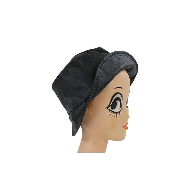 Chapeau de pluie noir pour femme Chapeau de pluie noir pour femme