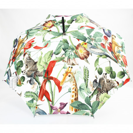 Parapluie canne Jungle tropicale