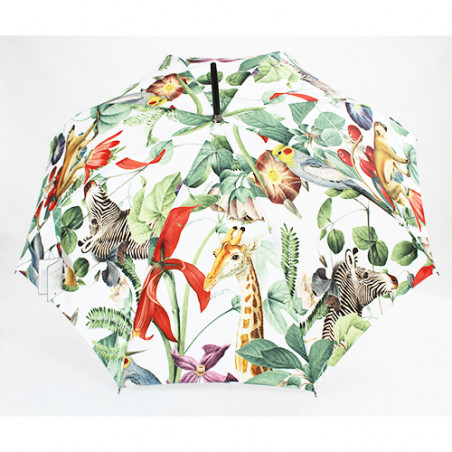 Parapluie canne Jungle tropicale