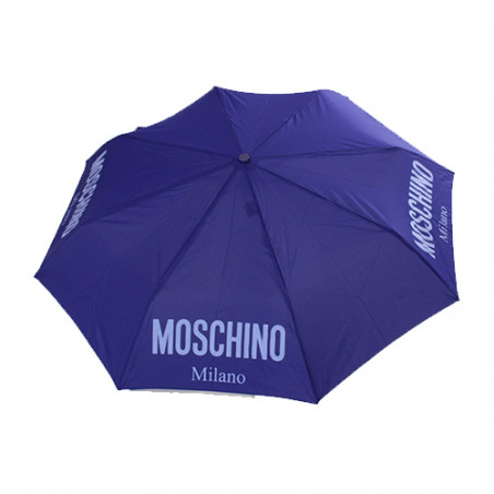 Parapluie bleu pliant Moschino