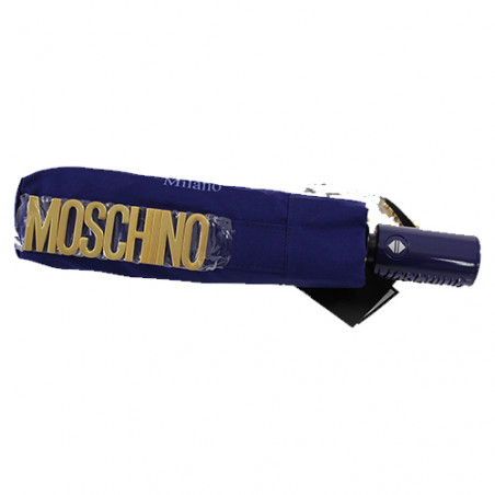 Parapluie bleu pliant Moschino