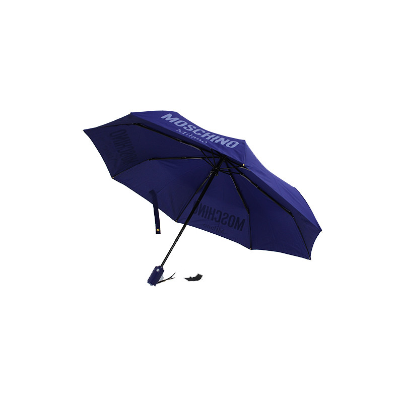 Parapluie bleu pliant Moschino