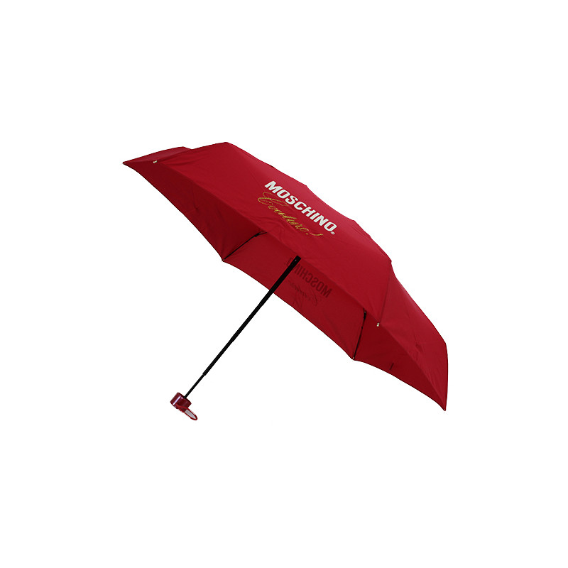 Mini parapluie rouge Moschino avec trousse