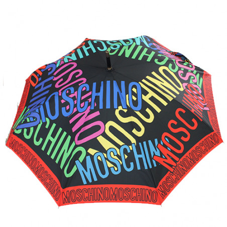 Parapluie logos multicolores Moschino