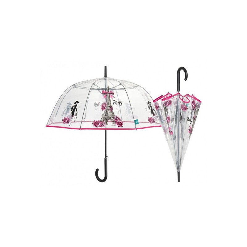 Parapluie transparent un jour à Paris