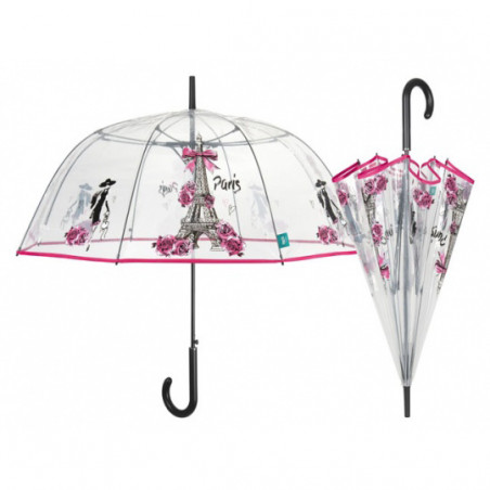 Parapluie transparent un jour à Paris