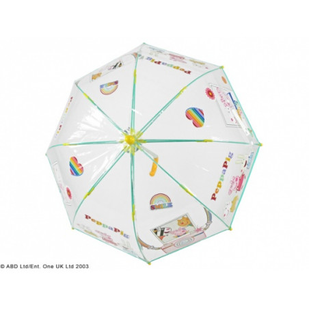 Parapluie peppa pig rose