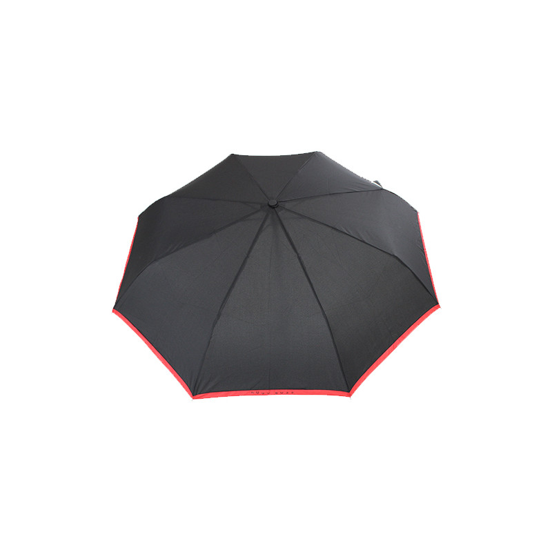 Parapluie pliant noir liseret rouge Hugo BOSS