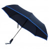 Parapluie pliant bleu avec liseret Hugo BOSS