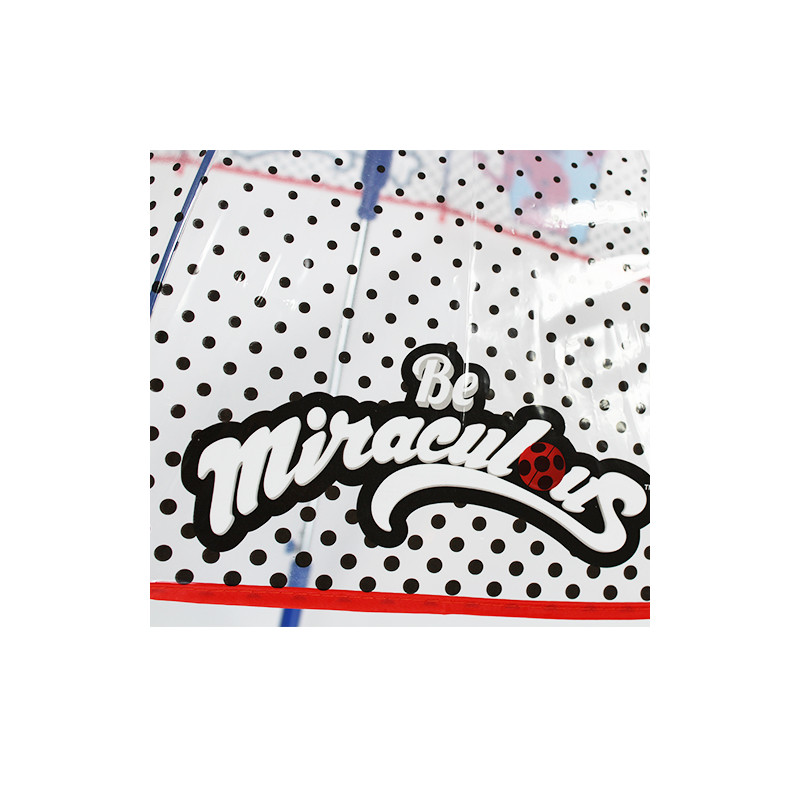 Parapluie cloche transparent Miraculous Edition Noel 2020 