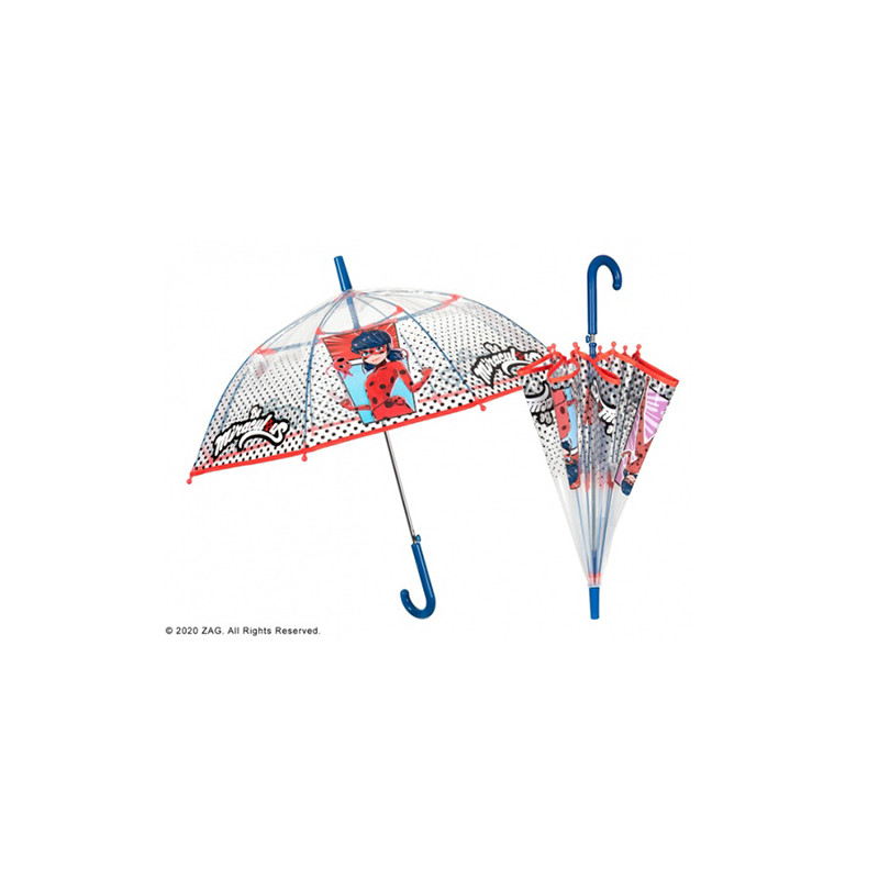Parapluie cloche transparent Miraculous Edition Noel 2020 