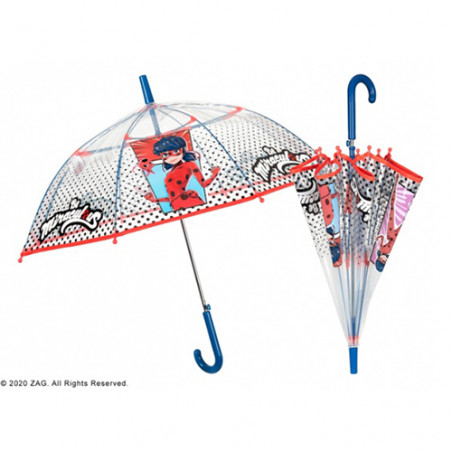Parapluie cloche transparent Miraculous Edition Noel 2020 