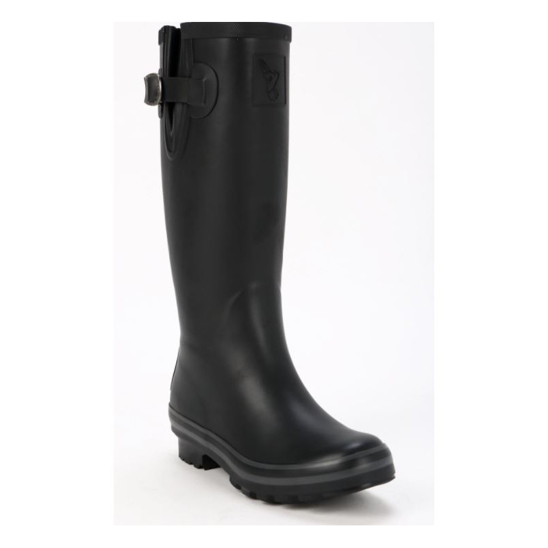 Botte de pluie noire pour femme