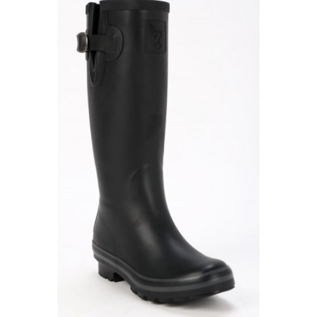 Botte de pluie noire pour femme