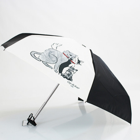 Parapluie ultra plat pochon les Minous